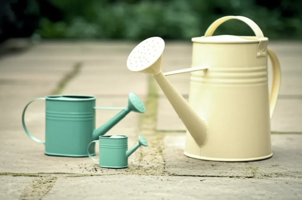 Overhead view of parent and child hands cooking together at a kitchen counter