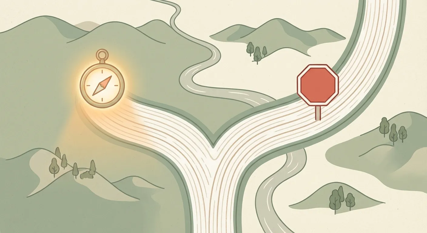 Warm illustration of a parent and child in a calm teaching moment about discipline